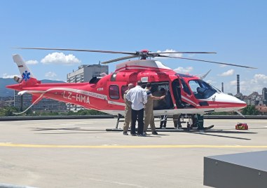 Първият ни хеликоптер за спешна медицинска помощ по въздух излетя