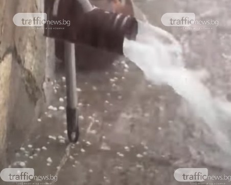 Градушка удари пловдивско село