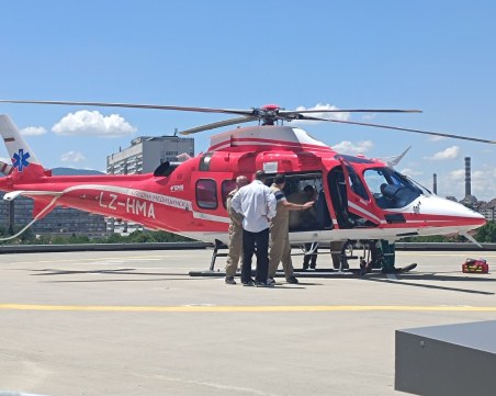 Втора мисия за въздушната линейка: Транспортира жена с фрактури от Сандански до София