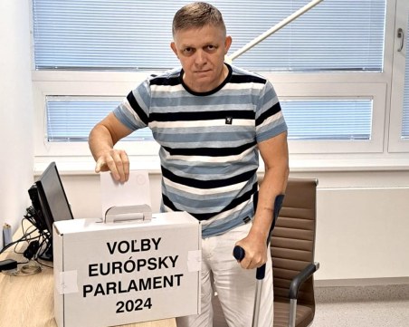 Простреляният словашки премиер гласува на евровота от болницата