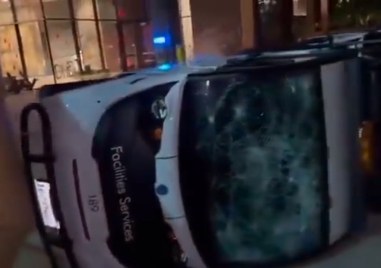 Демонстранти протестиращи срещу войната на Израел срещу палестинското ислямистко движение