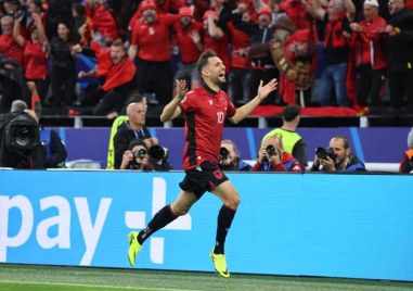 Албания вкара най бързия гол в историята на Европейски първенства след