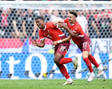 Футболист на Лудогорец вкара за Швейцария, 