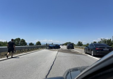 Катастрофа се е случила на автомагистрала Тракия В посока София