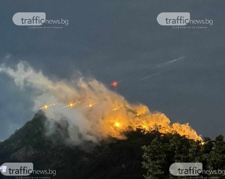 Голям пожар бушува на Младежкия хълм