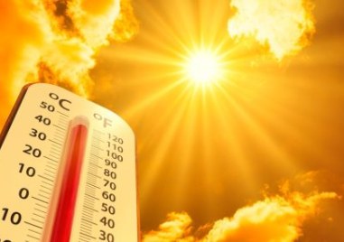 Предупреждение от първа степен жълт код за горещо време