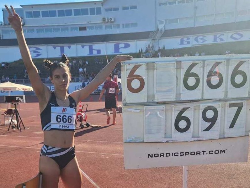 Пловдивската атлетка Пламена Миткова записа страхотен резултат на националния шампионат