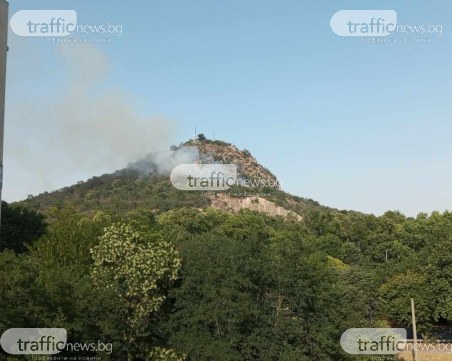 Пожар избухна на Младежкия хълм