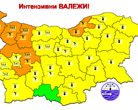 Жълт код за горещо време в Пловдивско, в три общини – жълт код и за интензивни валежи