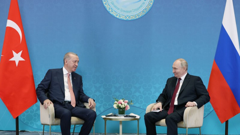 Ердоган се срещна с Путин в Казахстан