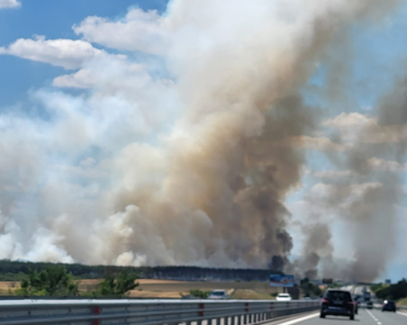 Пожарът до АМ 