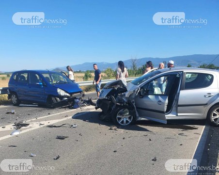 Катастрофа блокира Околовръстното на Пловдив, има пострадали