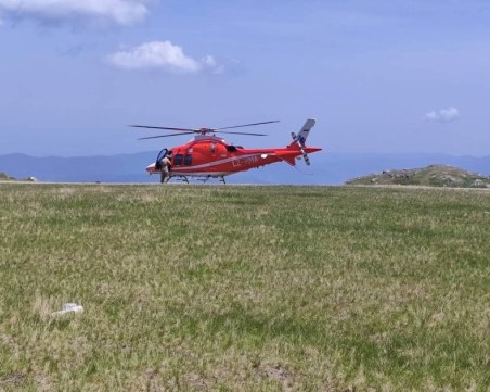 Първа мисия за планинско спасяване на въздушната линейка