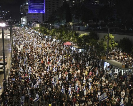 Протести в Израел с искания за избори и освобождаване на заложниците