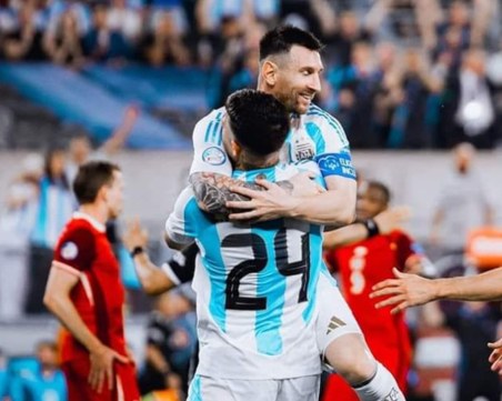 Аржентина пак на финал на Копа Америка, Меси с първи гол