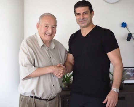 Легендарният треньор Димитър Пенев се срещна с президента на БФС Георги Иванов