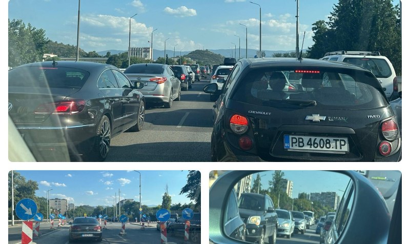 Ремонтните дейности по бул. Васил Априлов са в действие, съобщи