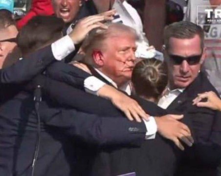 Тръмп оцеля в атентат в Пенсилвания, нападателят е убит от Сикрет сървис