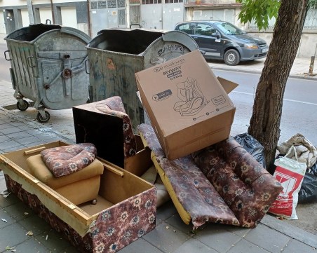 Вижте кога ще събират едрогабаритните отпадъци през следващата седмица