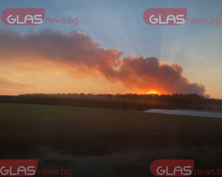 Пожар избухна и до Стара Загора, обявиха частично бедствено положение