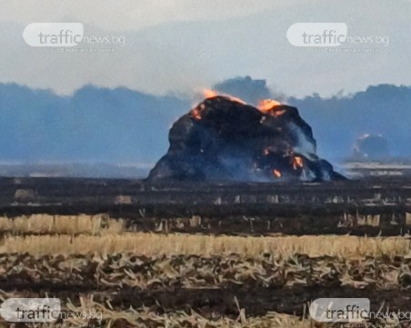 Пожар избухна и в пловдивското село Пъдарско