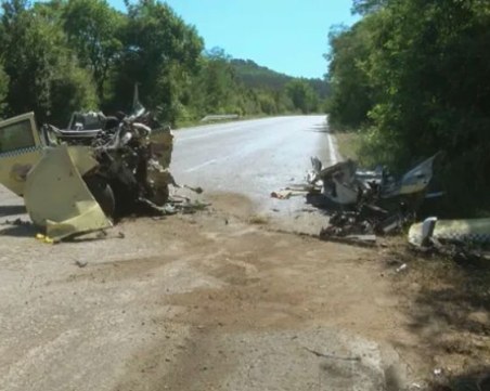 Тежка катастрофа край Бургас, шестима са пострадали