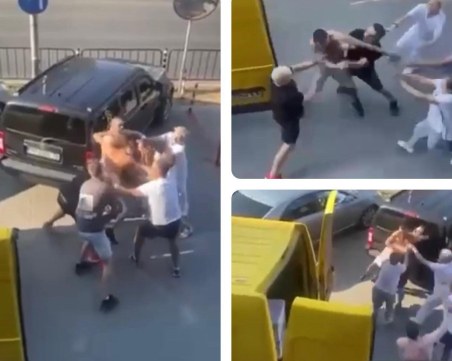 Бой в Кършияка посред бял ден! Мъже и жени се включиха в разтърваването ВИДЕО