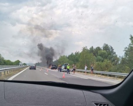 Koла гори на АМ 