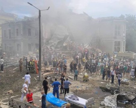 Откриха западни компоненти в руската ракета, ударила болница в Киев