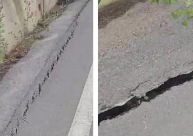 Ремонтират във възможно най кратък срок рушащия се участък от пътя