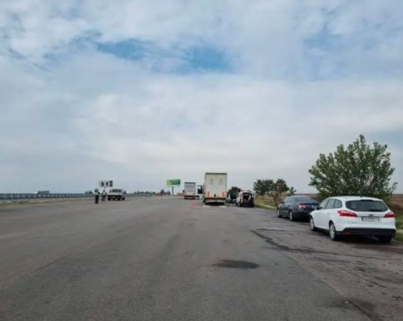 Километрично задръстване на АМ 