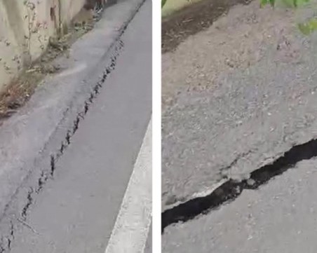 След публикация на TrafficNews: Ремонтират спешно пропадащия участък от пътя Кричим - Девин