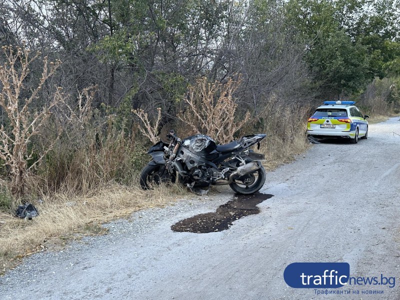 В болница е мотористът, самокатастрофирал край Гребна база