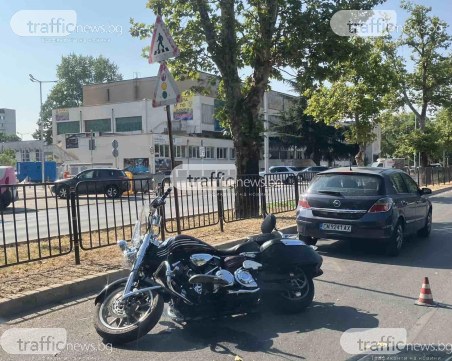 Катастрофа с моторист на бул. „Източен” в Пловдив