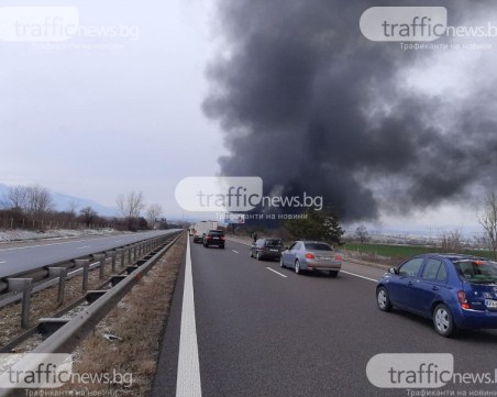 Тир гори на АМ 