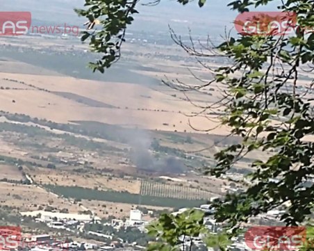Пожар гори край Асеновград