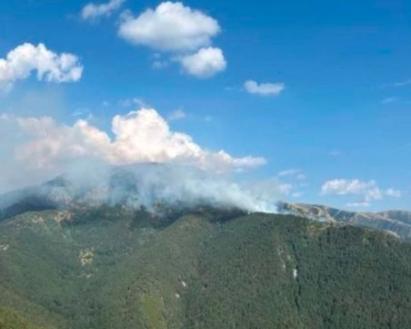 Опасно близо! Пожарът до границата навлиза в минно поле