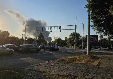 Голям пожар избухна в покрайнините на Пловдив  За това сигнализира читател