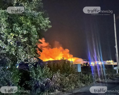 Локализираха големия пожар край Пловдив, двама огнеборци са пострадали