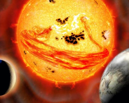 Огромен канибалски поток плазма от Слънцето ще удари Земята днес