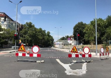 Спряно е  движението на кръстовището на ул   Дилянка с бул Васил