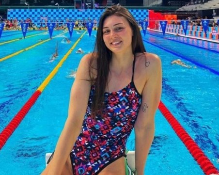 Плувкинята Габриела Георгиева не успя да се класира за полуфиналите на 200 м. гръб