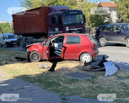 Катастрофа на кръстовище в Кючука, образува се задръстване