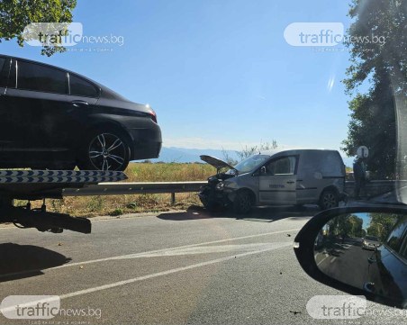 Катастрофа край Цалапица предизвика километрично задръстване