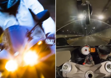 Моторист вдигна близо 200 км час в София Това става ясно от