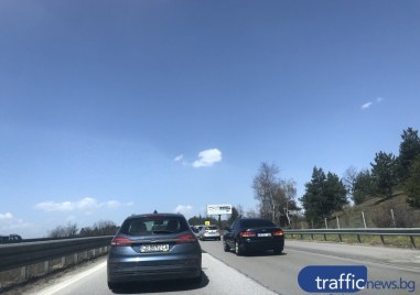 Възстановено е движението при 41 ия километър на магистрала Тракия съобщават