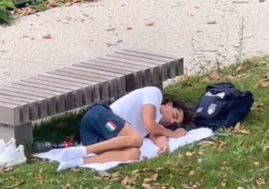 Италианският плувец Томас Чекон който спечели златото на 100 метра