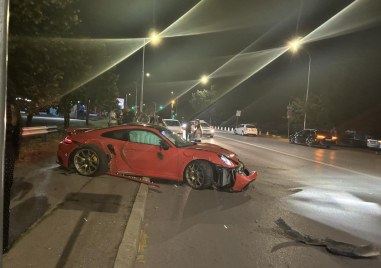 Шофьор е самокатастрофирал в столичния квартал Студентски град малко преди