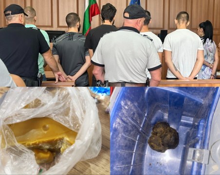 Оставиха в ареста петимата от ОПГ-то, разпространявало дрога на непълнолетни, единият-ученик