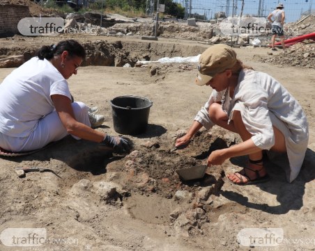 Под Бетонния мост: Откриха и огнище с печено прасенце от римско време